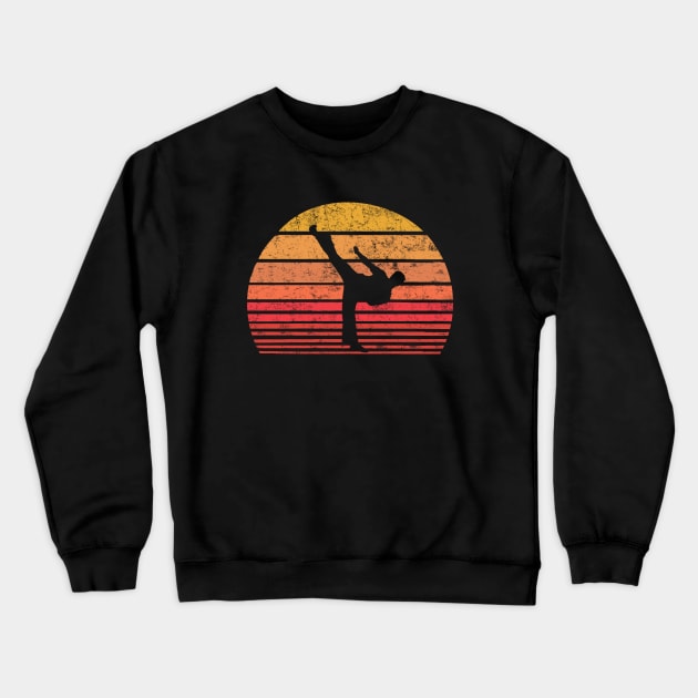 Vintage Sundown Martial Arts Karate Crewneck Sweatshirt by pho702